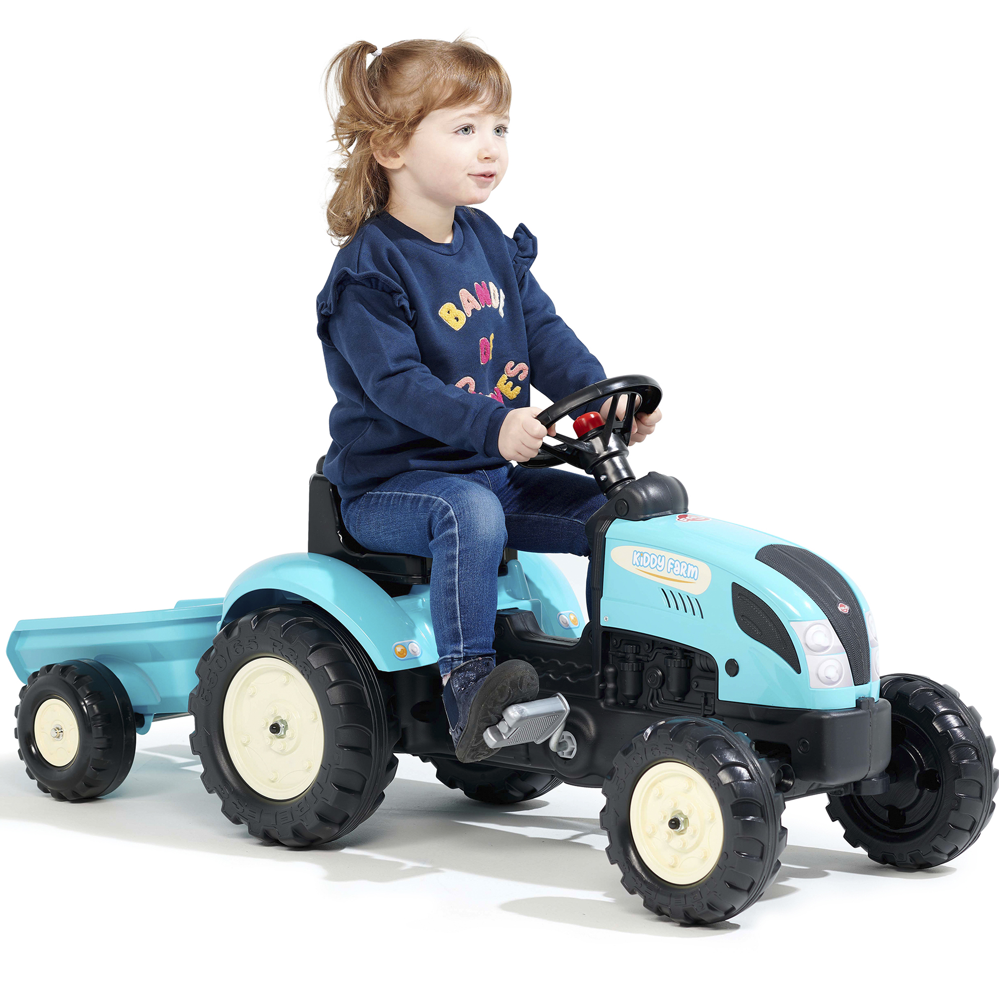 Trampbil Falk Traktor med Släp