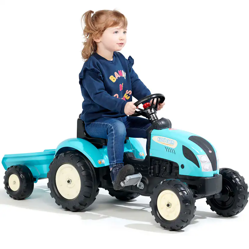 Trampbil Falk Traktor med Släp