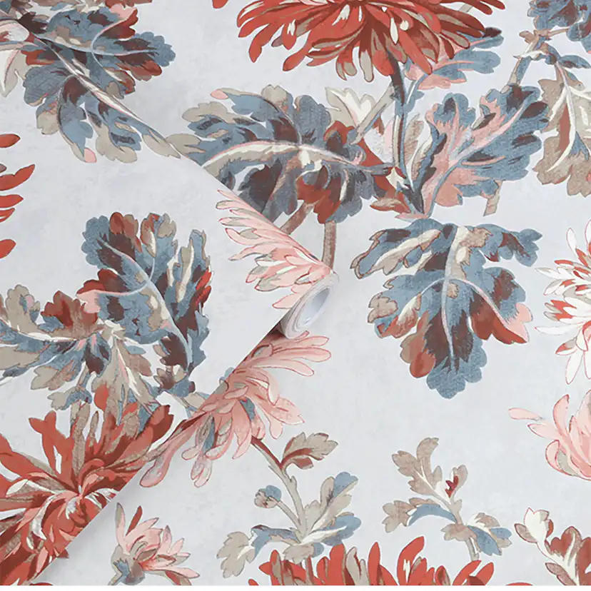 Tapet Laura Ashley Maryam Crimson