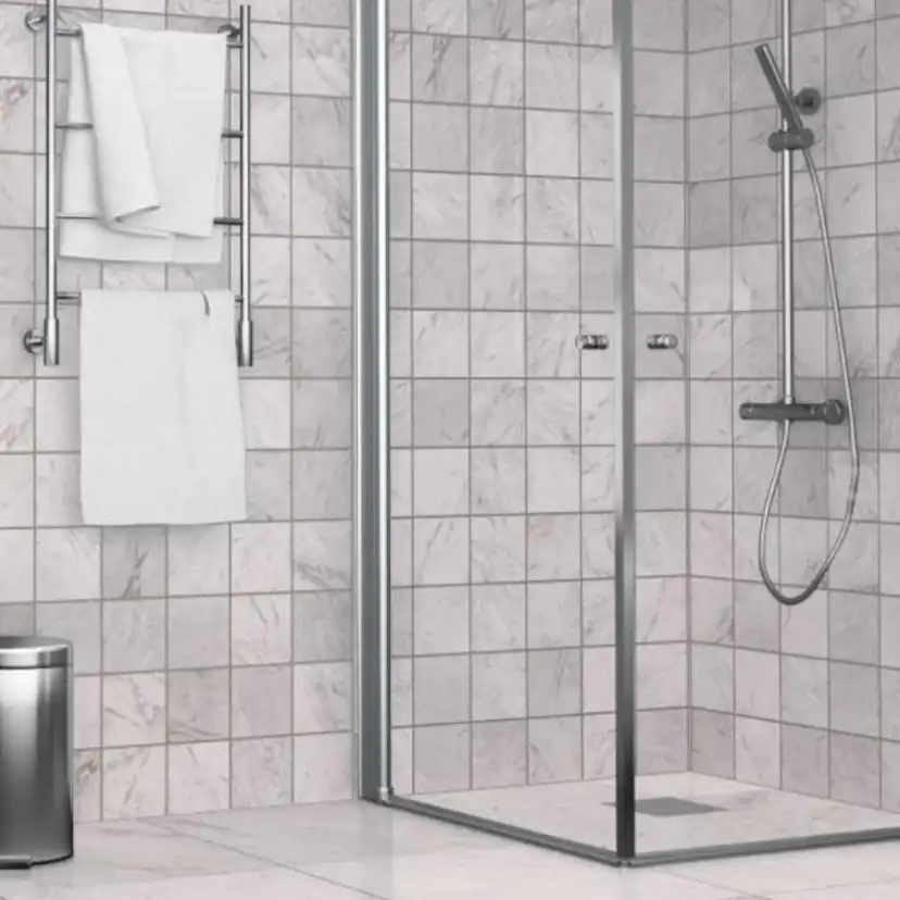 Klinker Coem Ceramiche Marmor B. Carrara Semipolerad Vit 15x15 cm