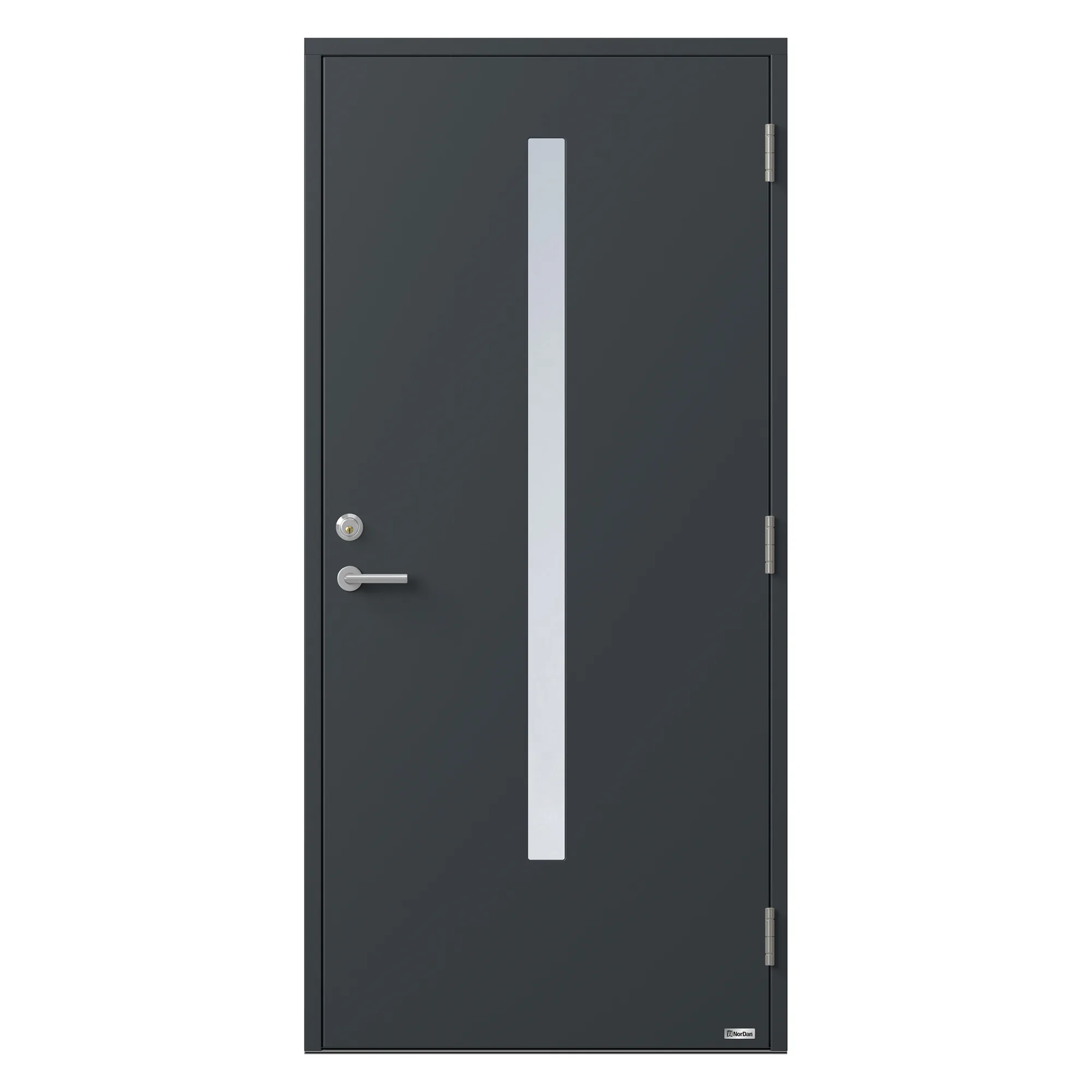 Sirius 863G 10X21 V RAL 7016 BxH: 100x210 cm, Vänster, RAL 7016, Antracitgrå