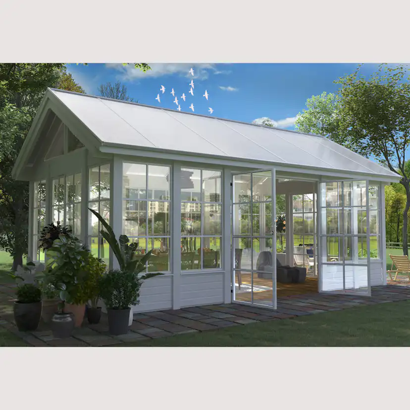 Komplett Orangeri Landskap Grönska Sommar 21 kvm