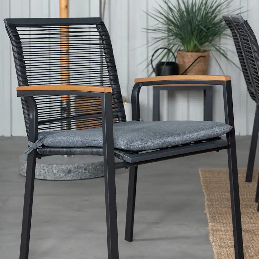 Matgrupp Venture Home Bois med 6 Deni Stolar