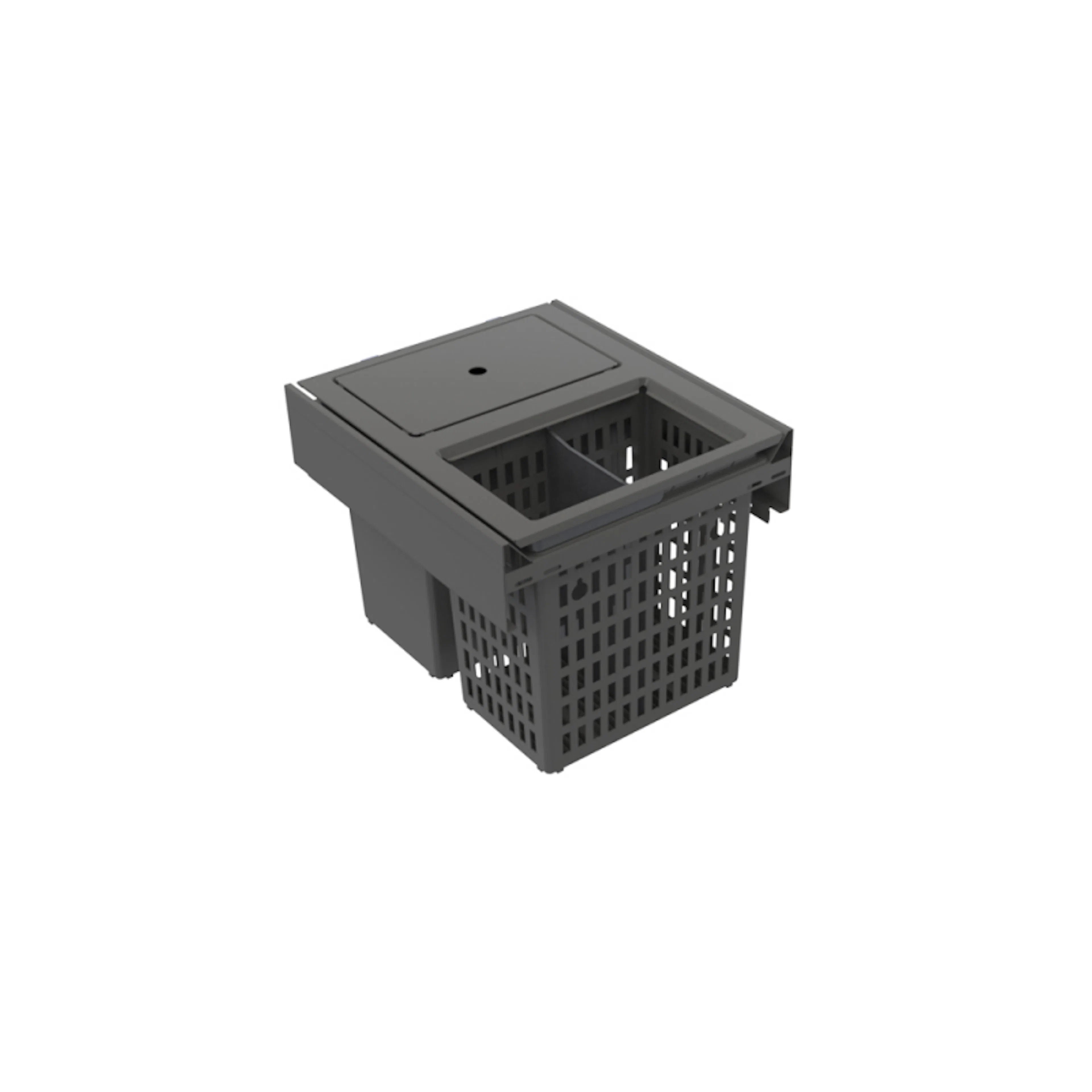 Källsorteringskärhållare Beslag Design Hide 400 Eco