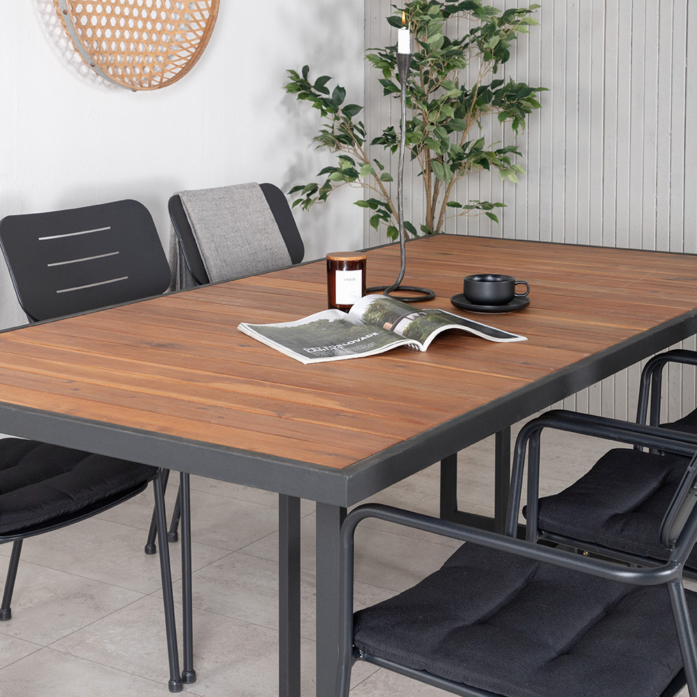 Matgrupp Venture Home King med 6 Nime Matstolar