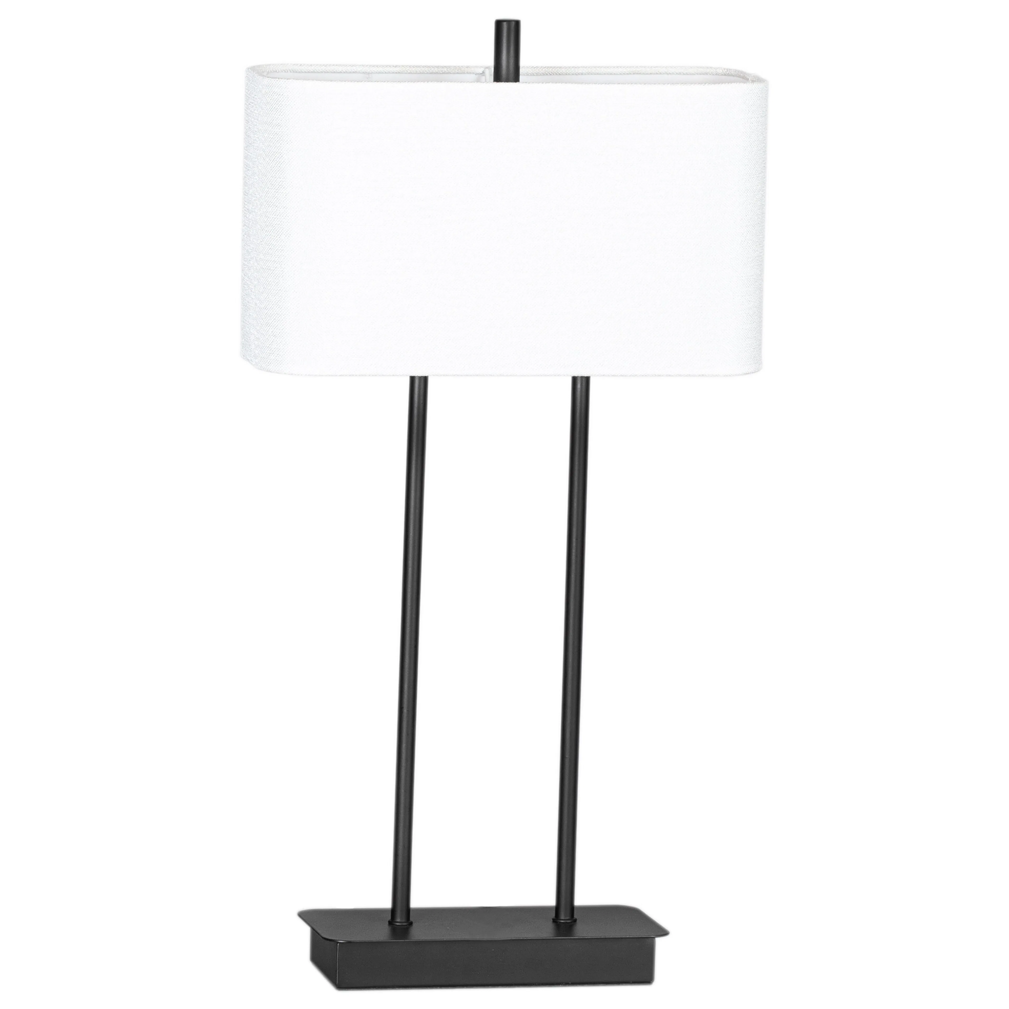 Bordslampa By Rydéns Luton H56 cm Svart/Vit