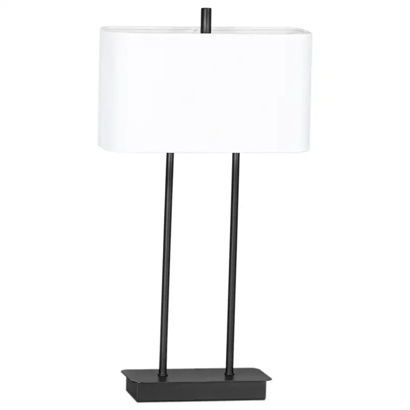 Bordslampa By Rydéns Luton H56 cm Svart/Vit