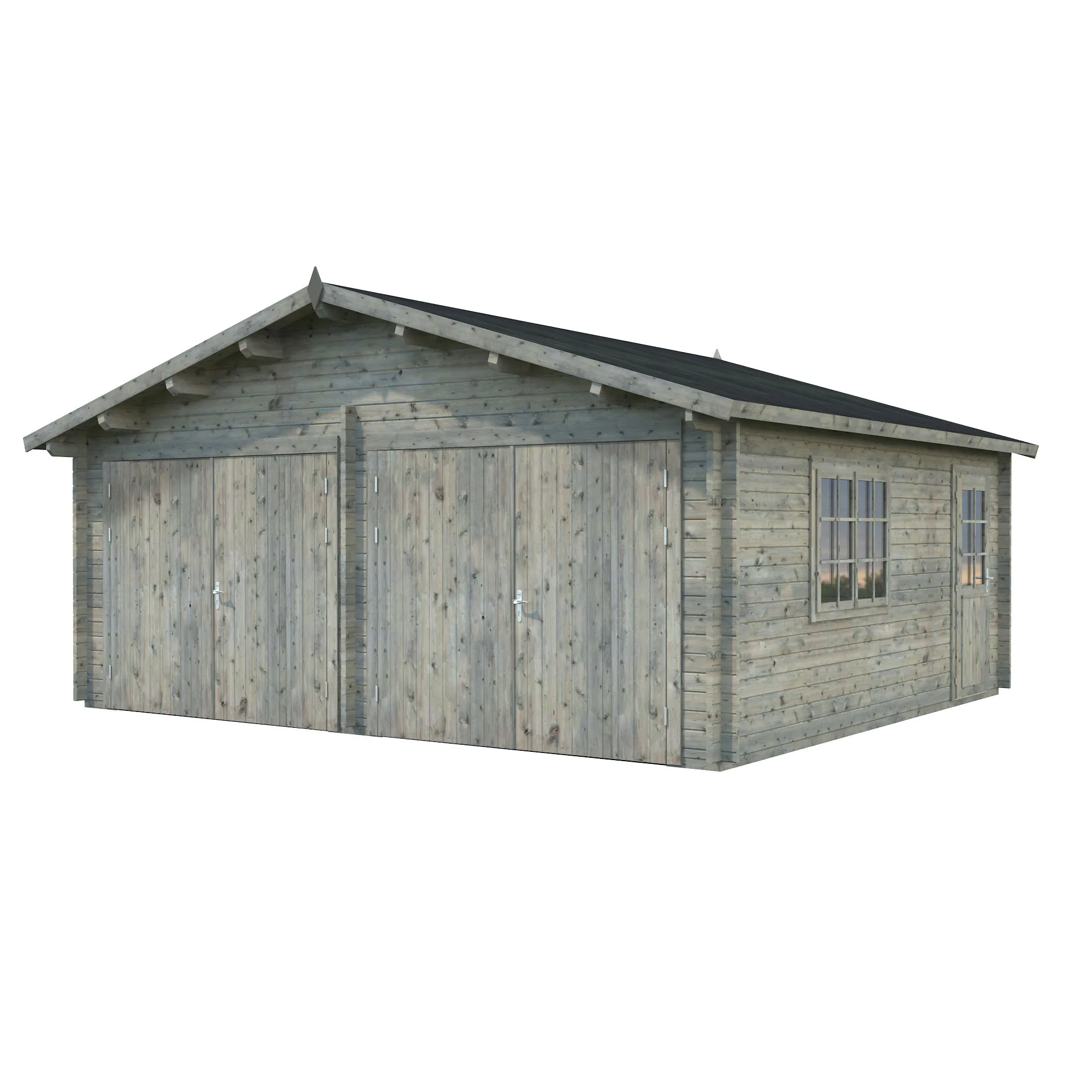 Garage Palmako Roger 28,4 m2 med Slagport