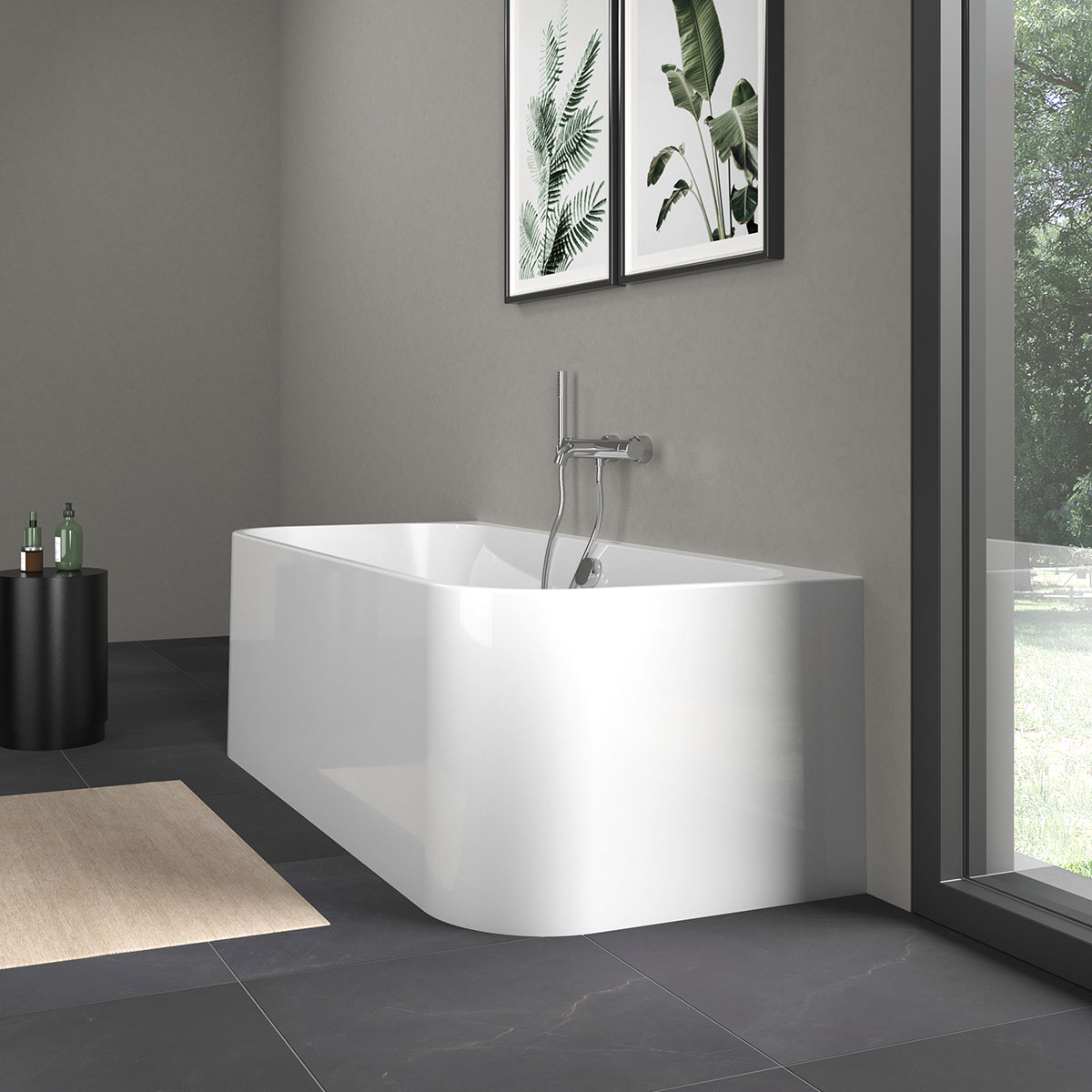 Badkar Duravit Happy D2 Vägg