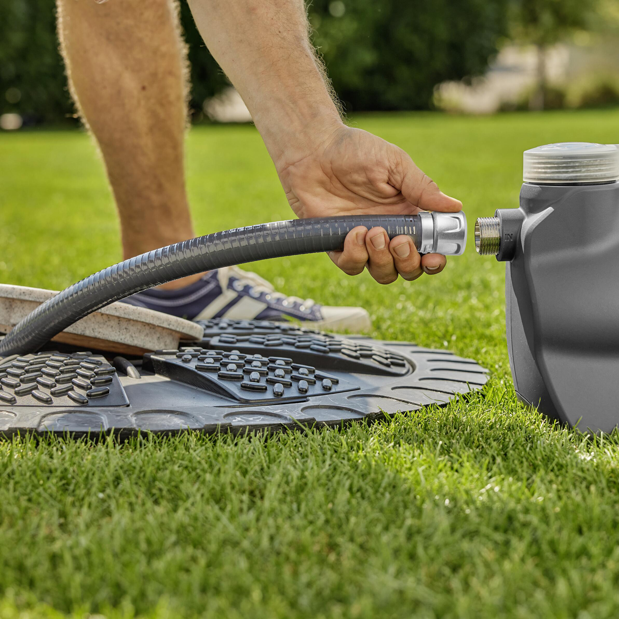 Sugslang Gardena 25 mm 7 m 1" Med Backventil