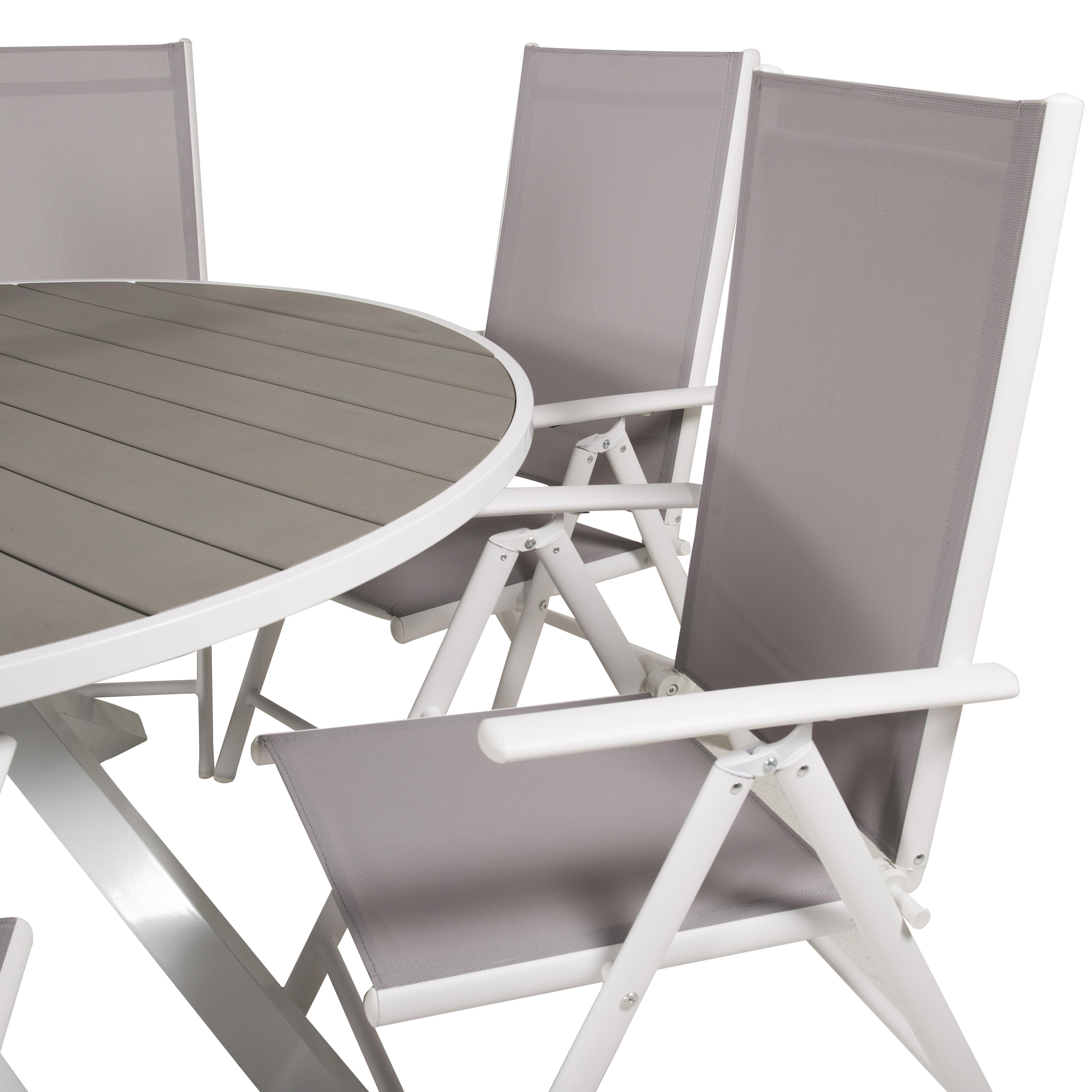 Matgrupp Venture Home Pincy Ø 140 med 6 Bront Stolar