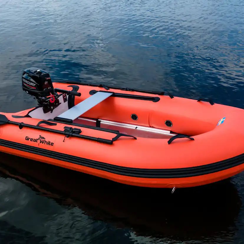 Gummibåt GreatWhite VIB270 Luftdurk Orange