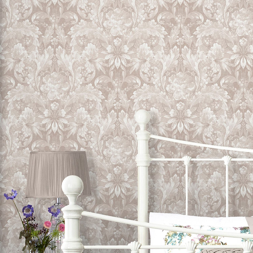 Tapet Laura Ashley Apolline Dove Grå 119843