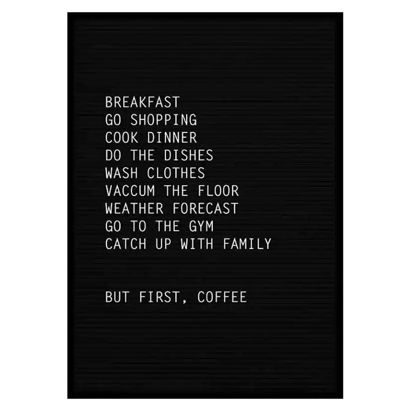 Poster Gallerix Letter Board No3