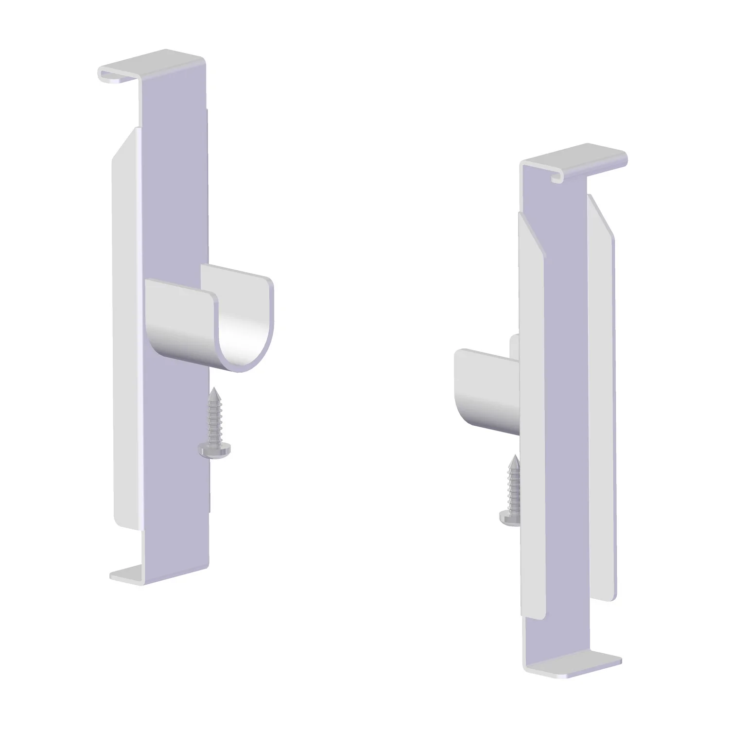 Klädstångsfäste Lundbergs Wide Stativ Vit 2-Pack