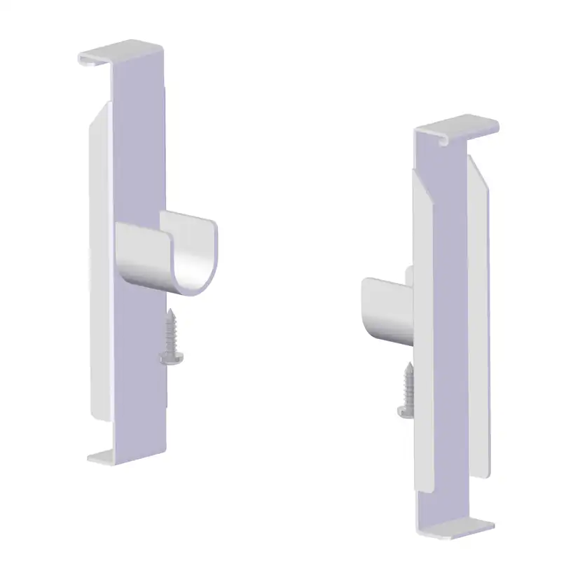 Klädstångsfäste Lundbergs Wide Stativ Vit 2-Pack