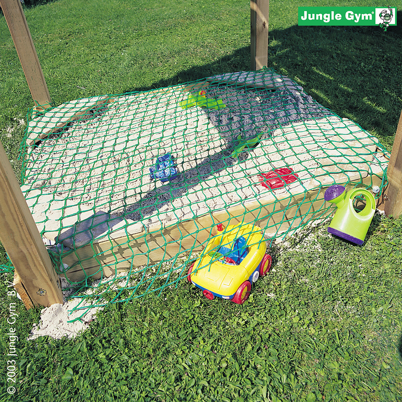 Sandlådetillbehör Jungle Gym Grönt Nät för Sandlåda