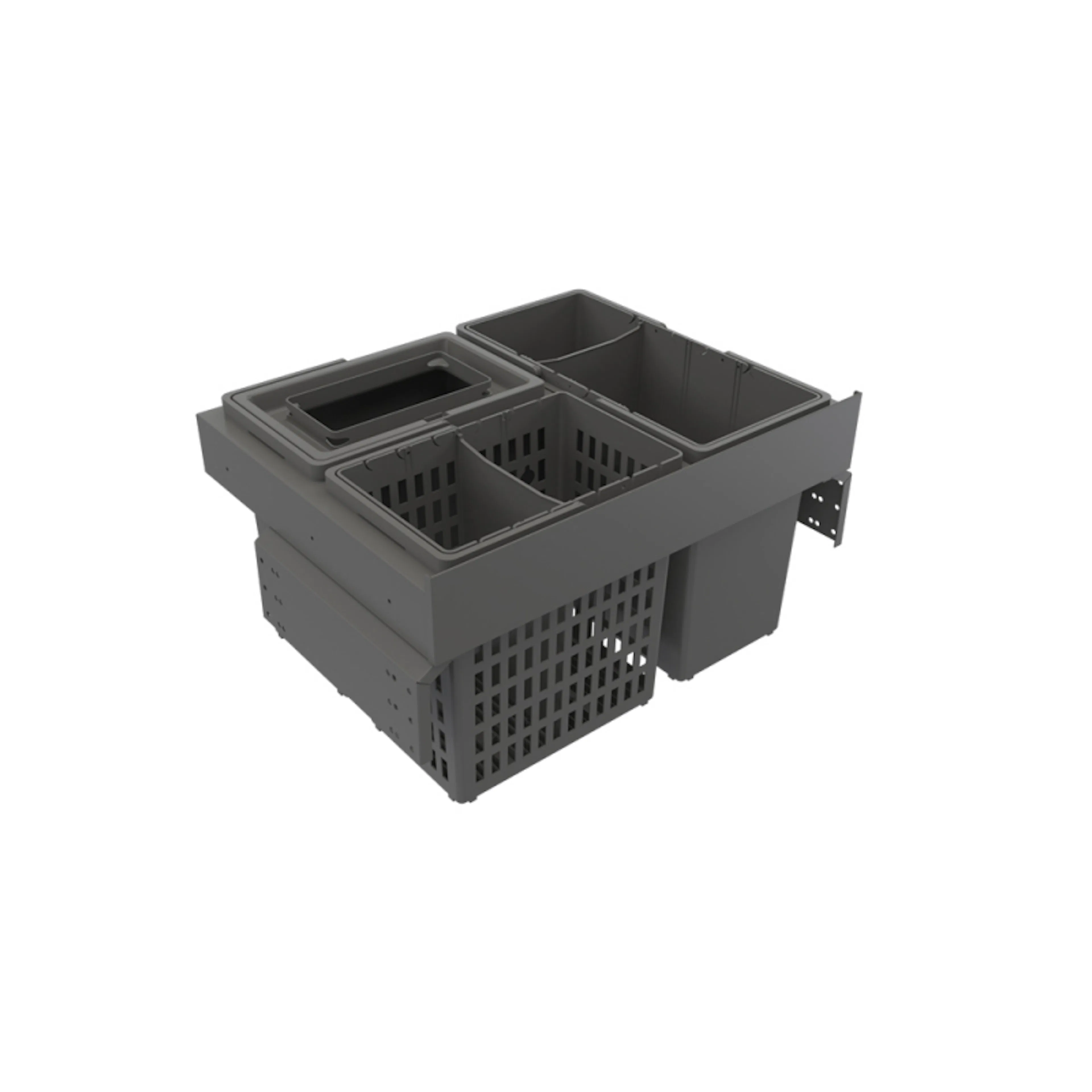 Källsorteringskärhållare Beslag Design Select Side 600 Eco