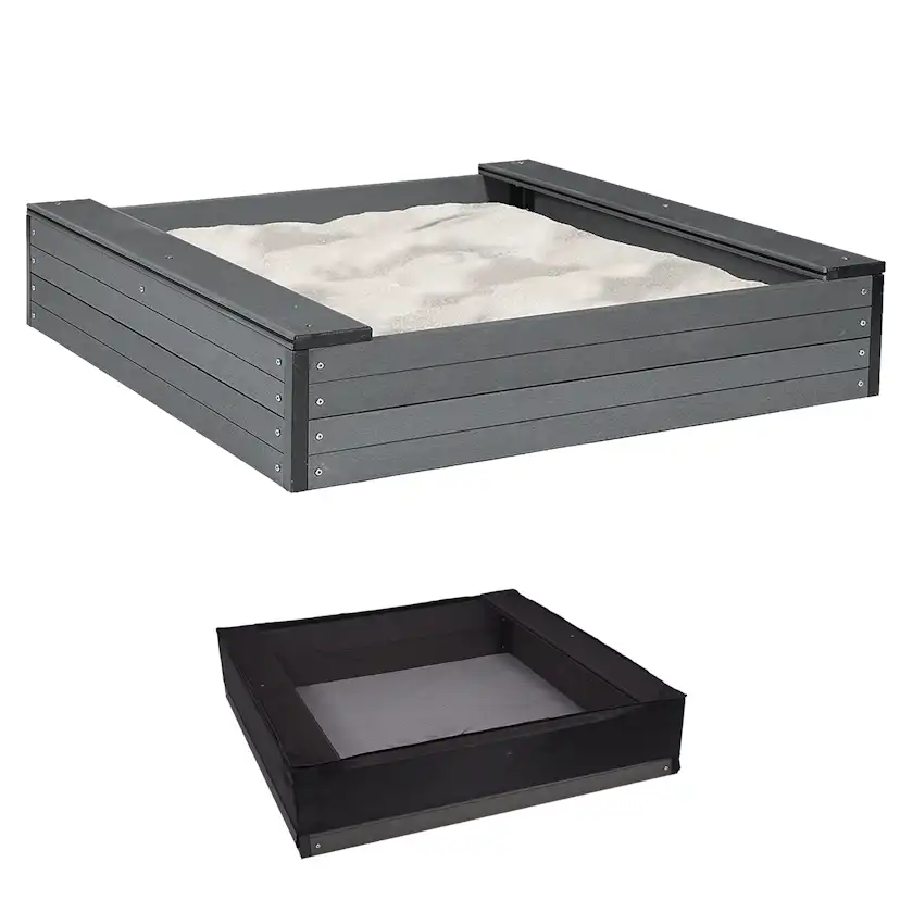 Sandlåda Nordic Play 120X120 cm Inkl. Nät