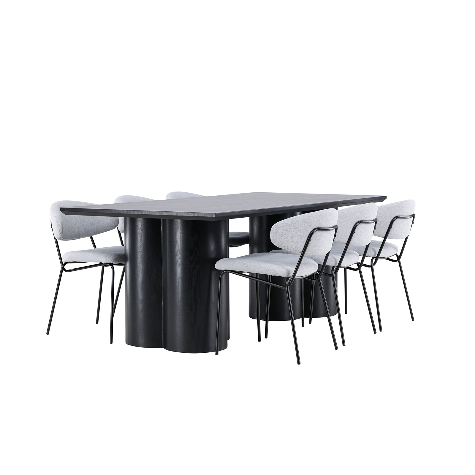 Matgrupp Venture Home Olivia 210 med 6 st Chico Stolar