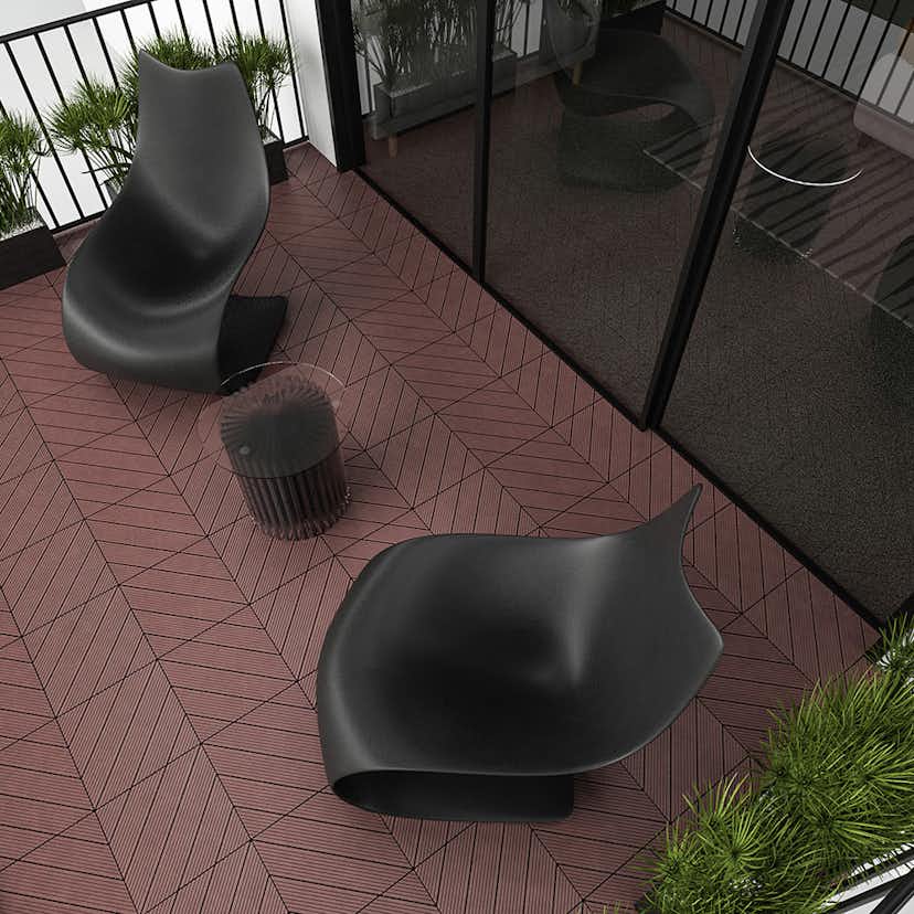 Golvplatta Hestraplattan Deck 45 Soft