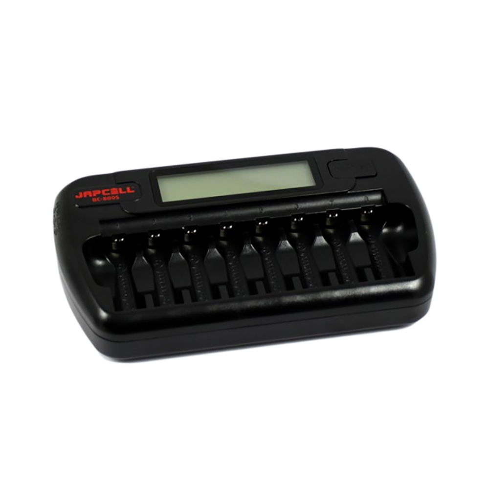 Batteriladdare Japcell BC-800S Med LCD-display För AA/AAA-batterier