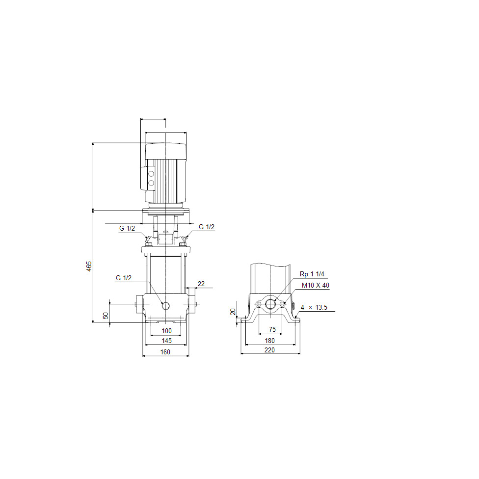 Ejektorpump Grundfos CR DW