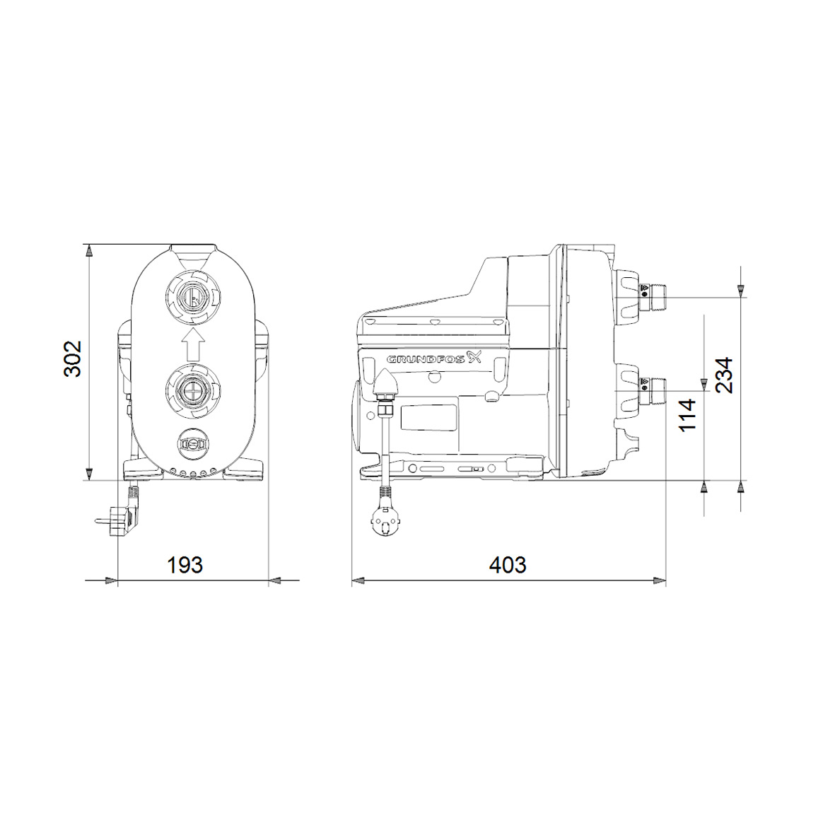 Pumpautomat Grundfos SCALA2 3-45 A