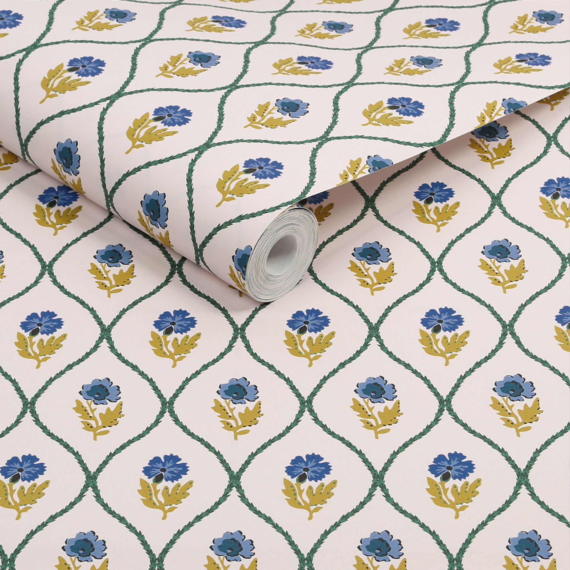 Tapet Joules Trellis Floral Guld 120876