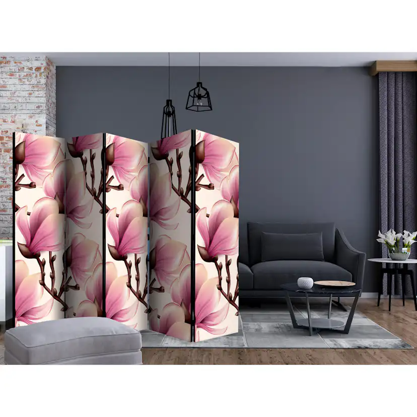 Rumsavdelare Arkiio Blooming Magnolias II 225x172 cm