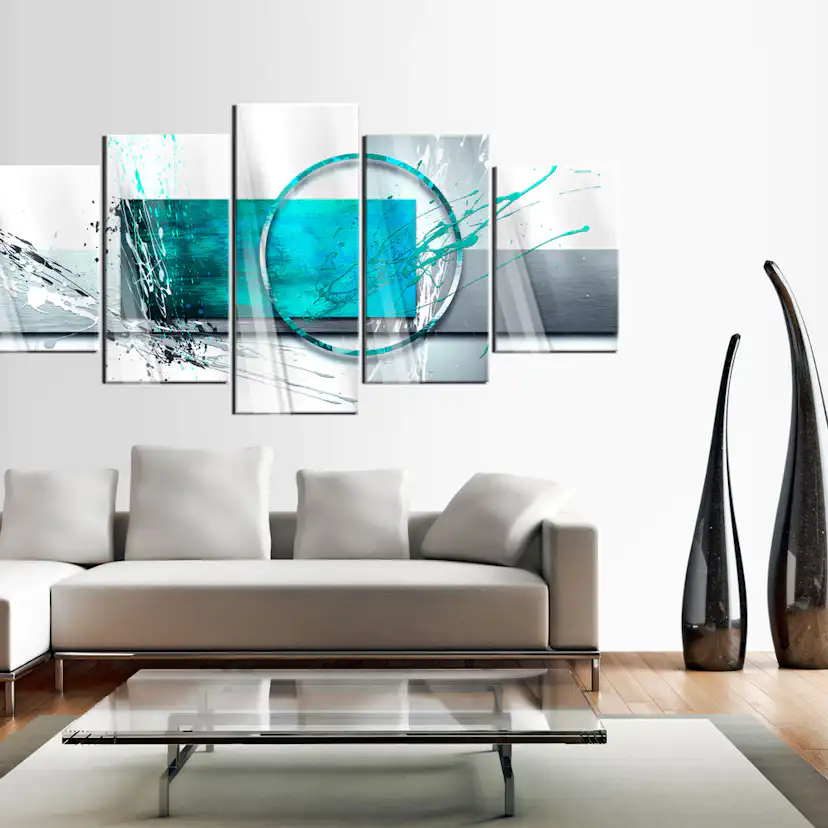 Akrylglastavla Arkiio Turquoise Expression