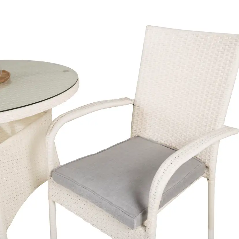 Matgrupp Venture Home Virda Ø 90 med 2 Asta Stolar