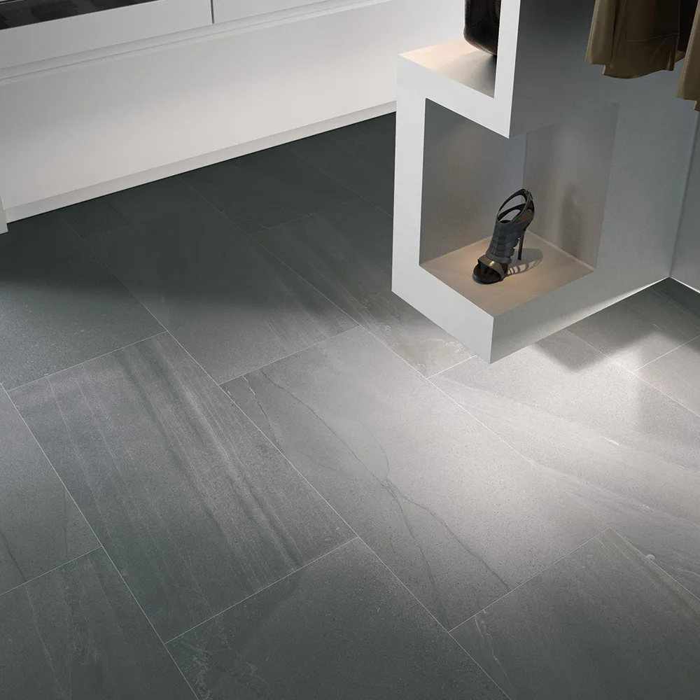 Klinker Konradssons Pietra Di Basalto Nero Svart 60x60 cm