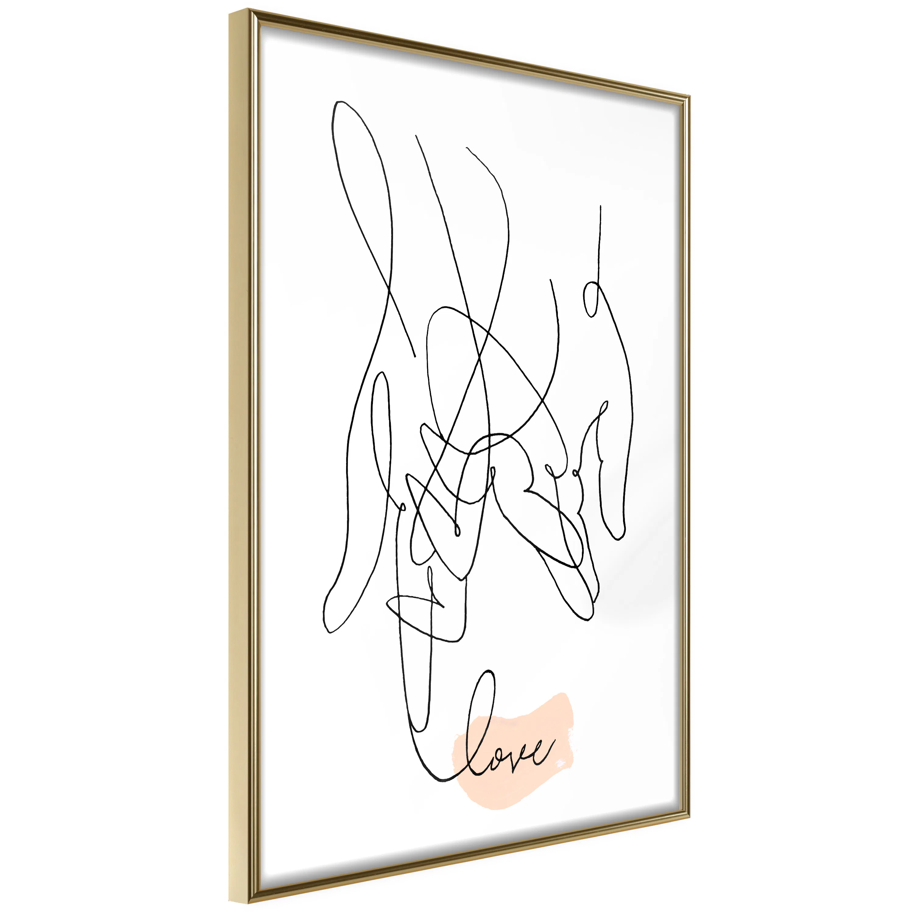 Poster Artgeist Affisch Tangled Love