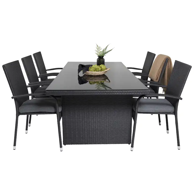 Matgrupp Venture Home Pishi 200 med 6 Asta Stolar