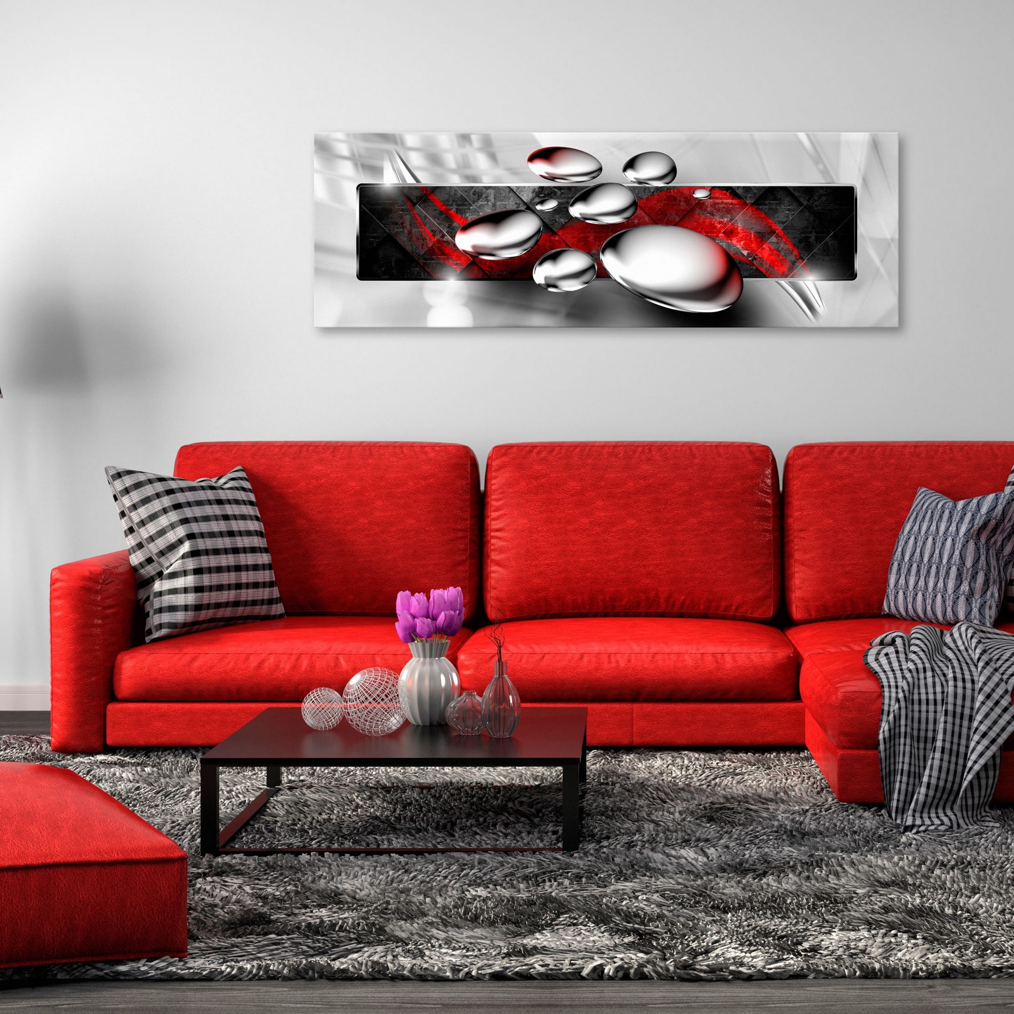 Tavla Arkiio Shiny Stones Red