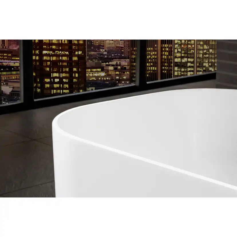 Badkar Villeroy & Boch Finion UBQ177FIN7A100V401 Vit Alpin, Krom, Utan Designring, Bräddavlopp, Utan Belysning