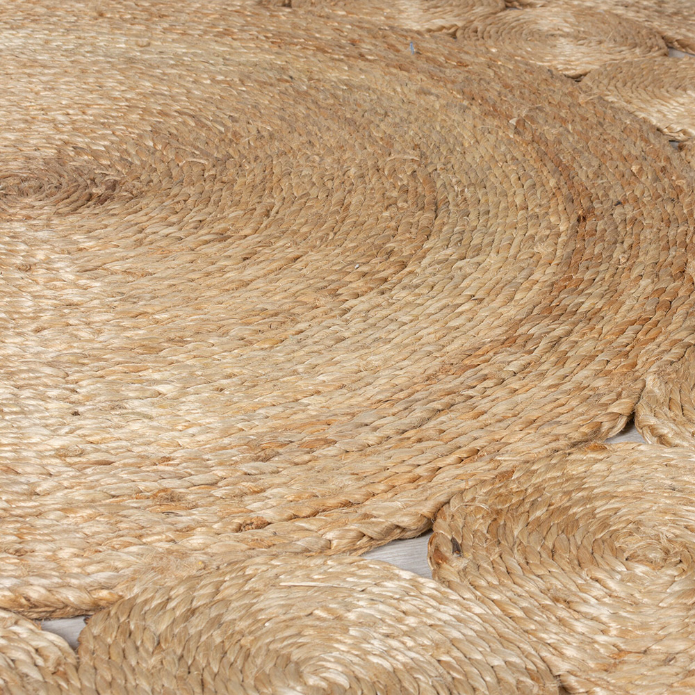 Handvävd Matta Flair Rugs Arya Jute Circle 150x150 cm