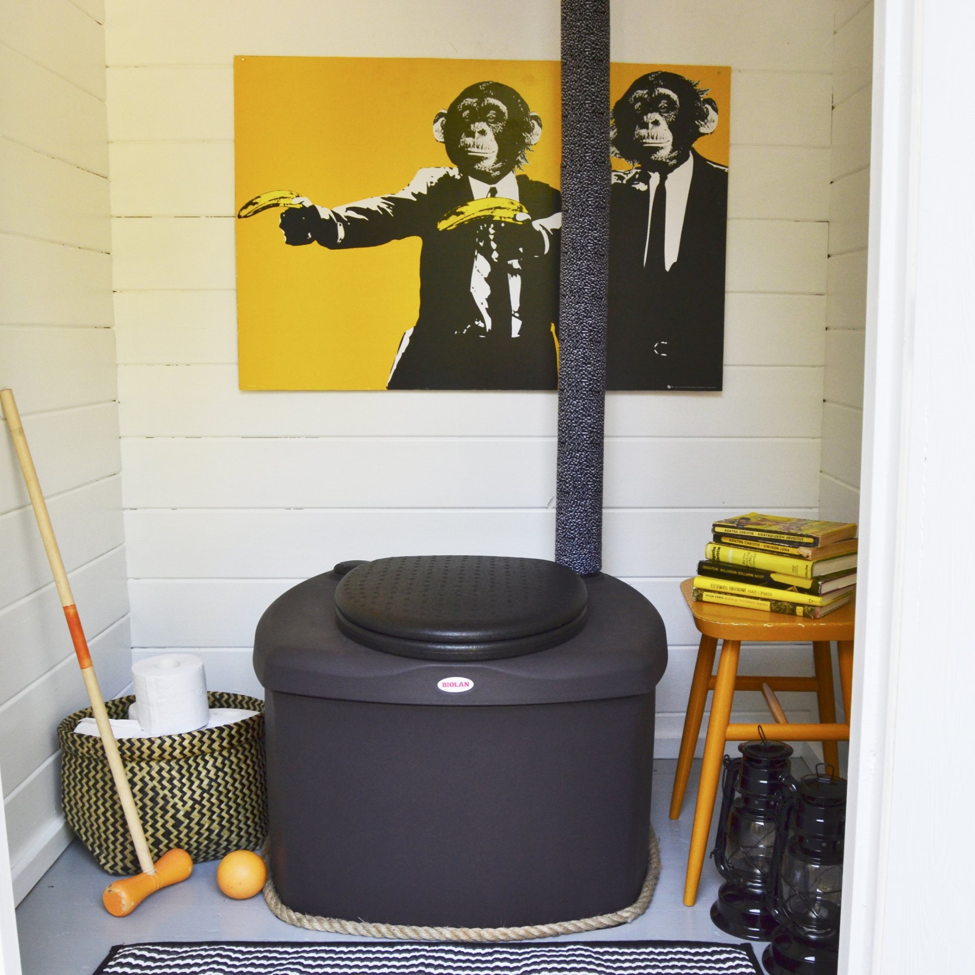 Biolan Composting Toileteco dark grey Mörkgrå