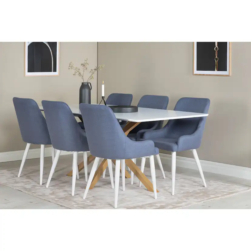 Matgrupp Venture Home Piazza med 6 Plaza stolar
