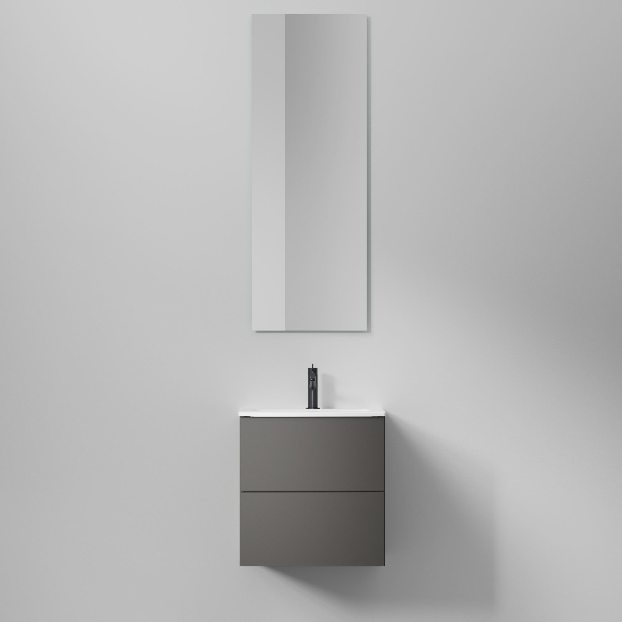 Tvättställsskåp INR Core XS Solid med 2 Lådor