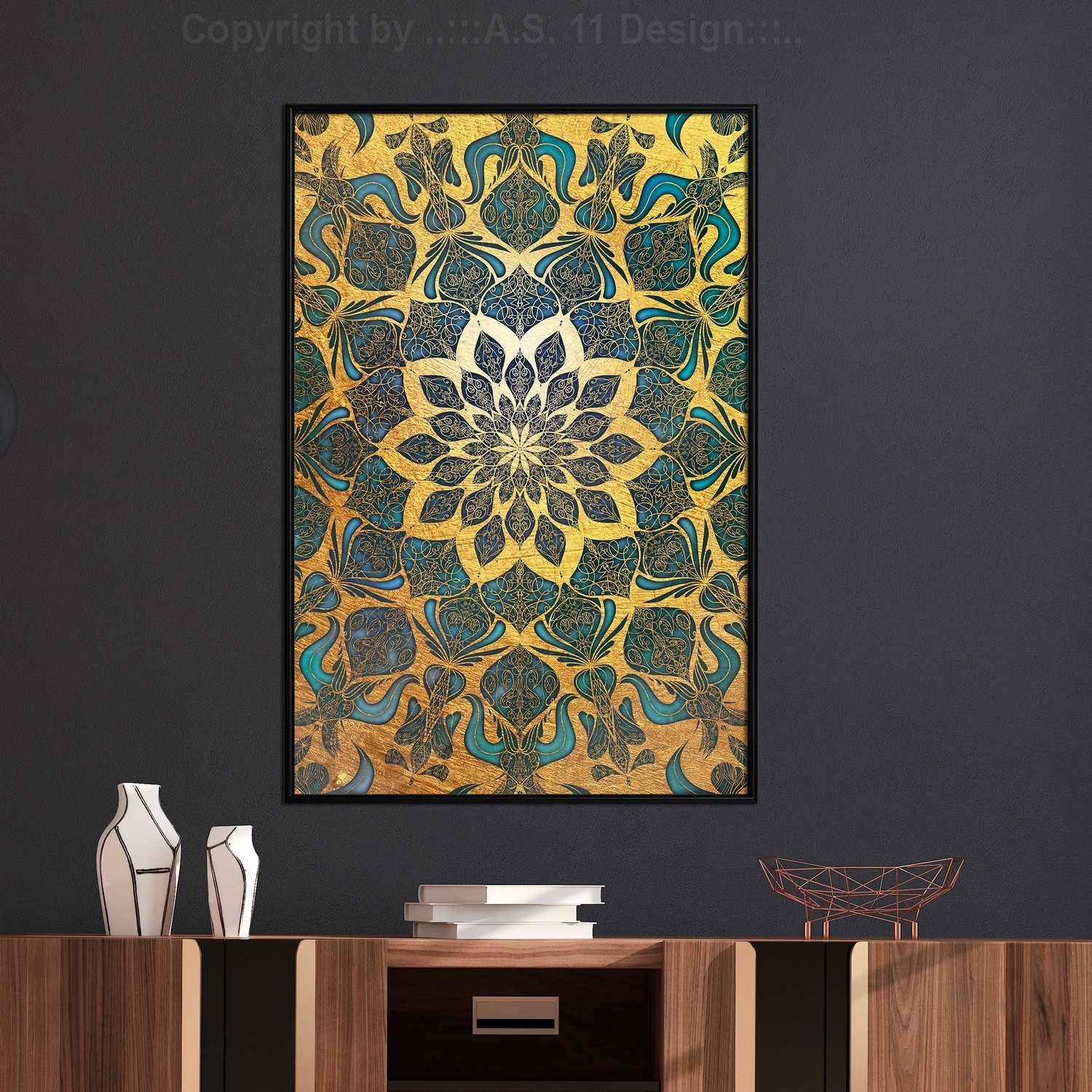 Poster Artgeist Affisch Gold of India