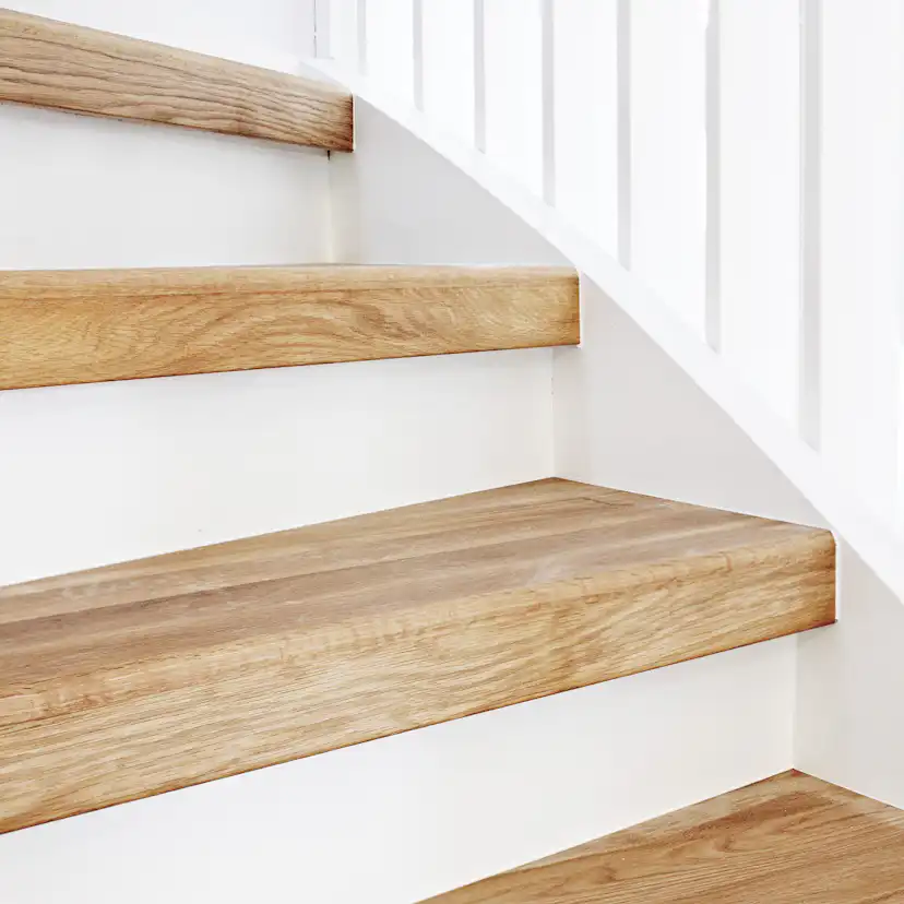 Trapprenovering Lundbergs Premium Obehandlad Ek Dubbelsteg