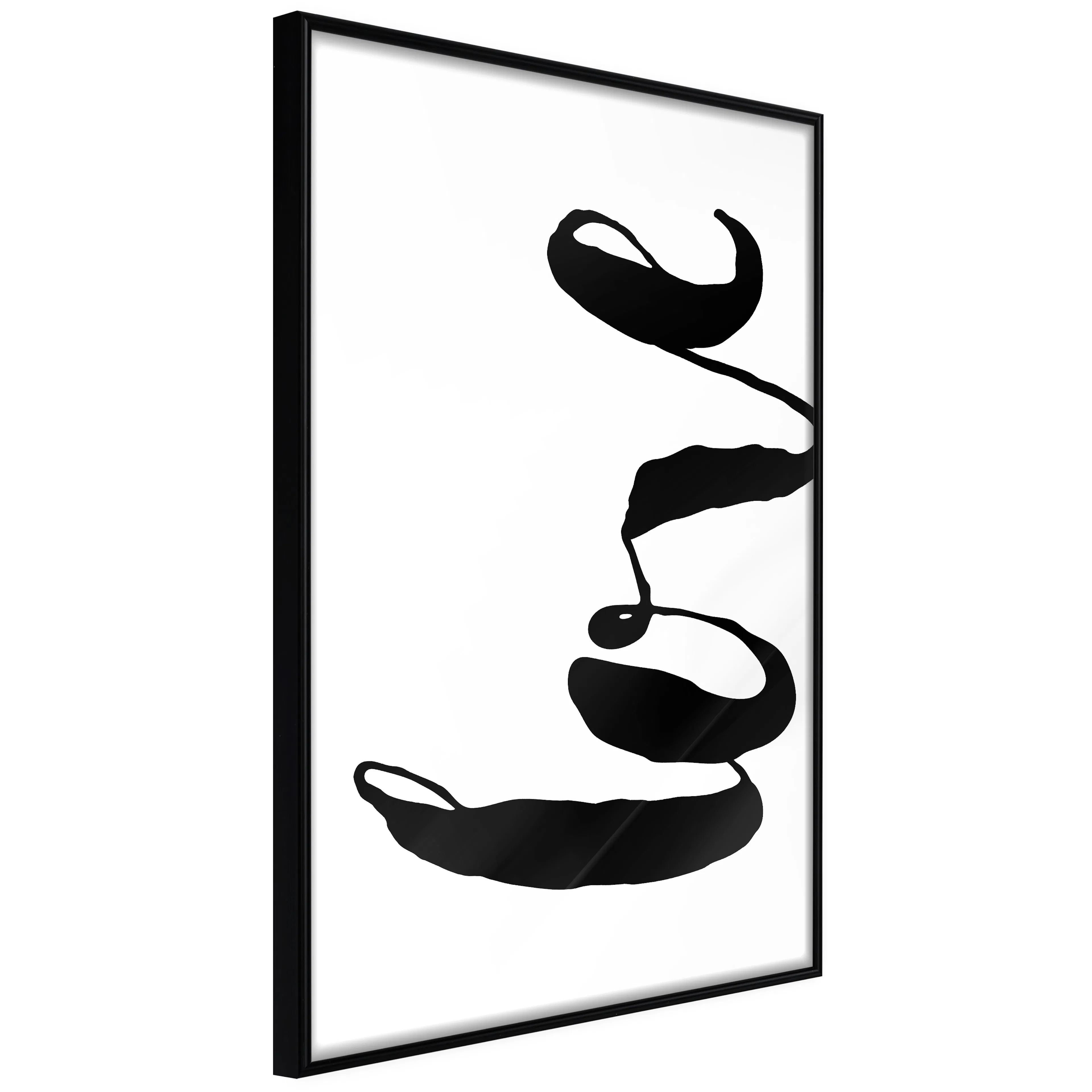 Affisch - Black Love [Poster] 40x60 Svart ram, 40x60 cm