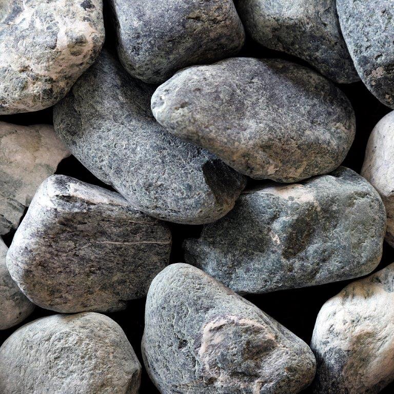 Dekorsten Magrab Krossprodukter Grön Pebbles 40-60 mm, 1000 kg Säck