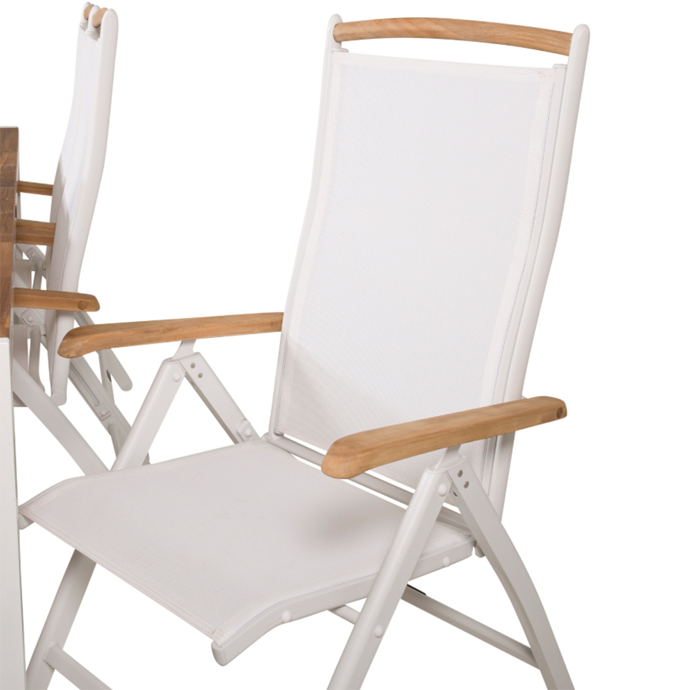 Matgrupp Venture Home Berfin med 6 Perla Matstolar