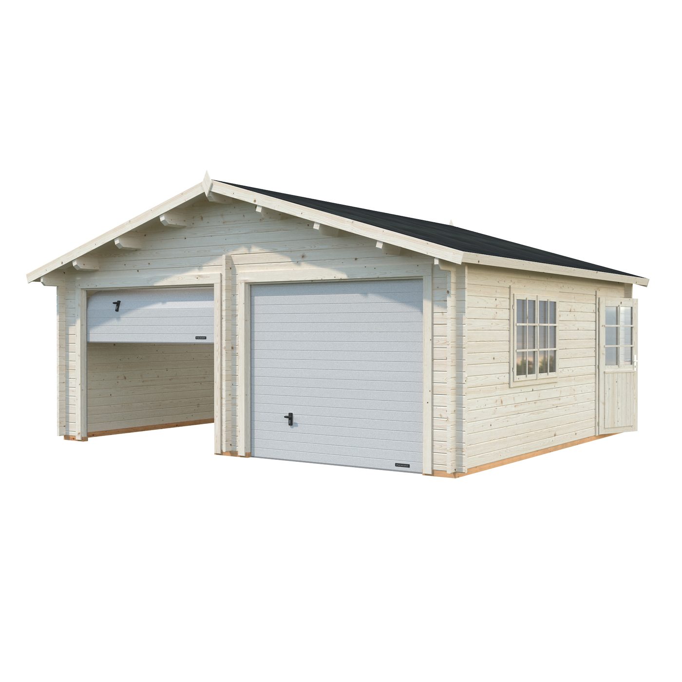 Roger 28,4 m2 w/ sectional door Obehandlad