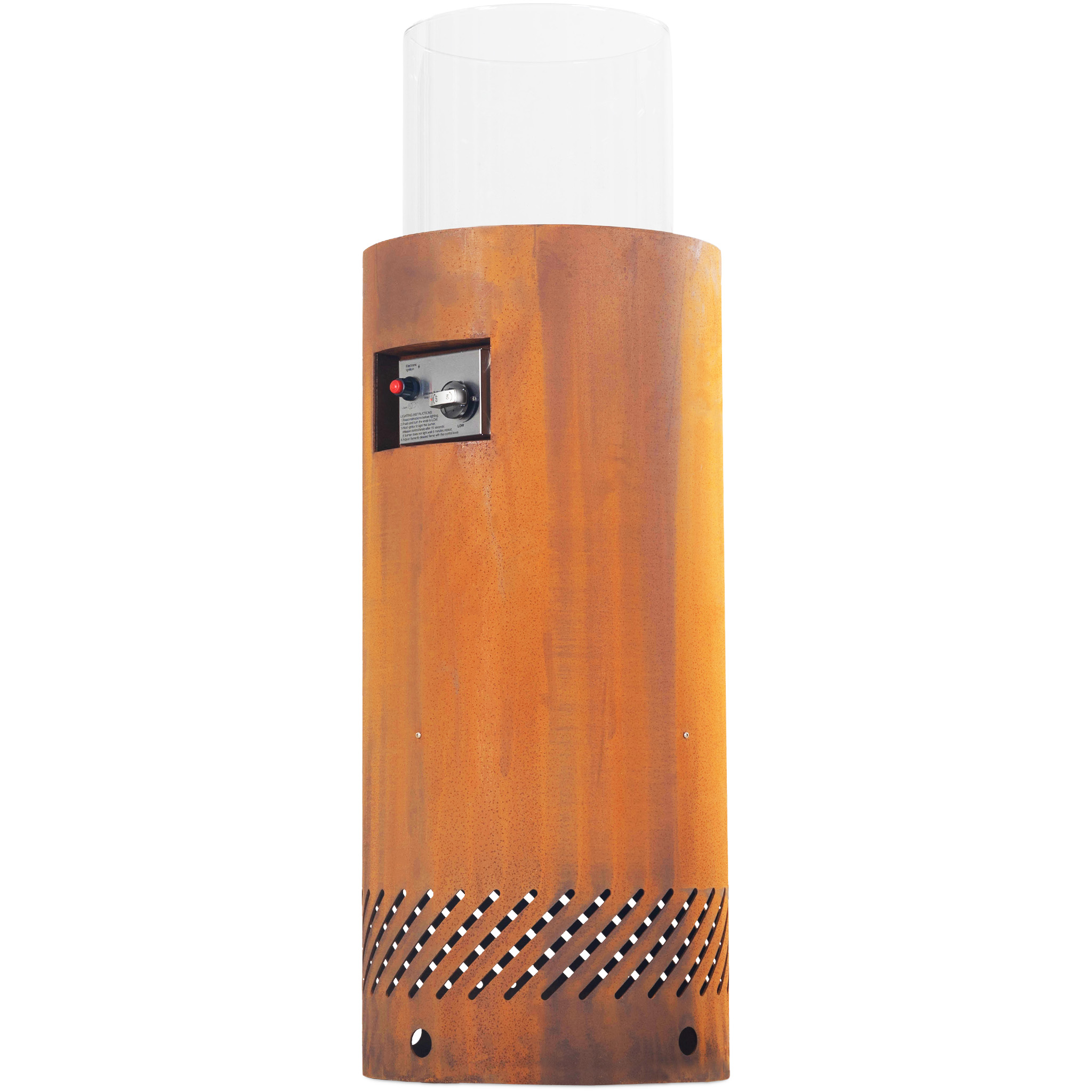 Eldstad Lyfco Cortenstål Gasoldriven Fredrika