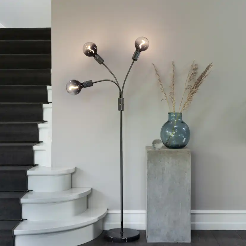 Golvlampa Halo Design Halo 3L E27