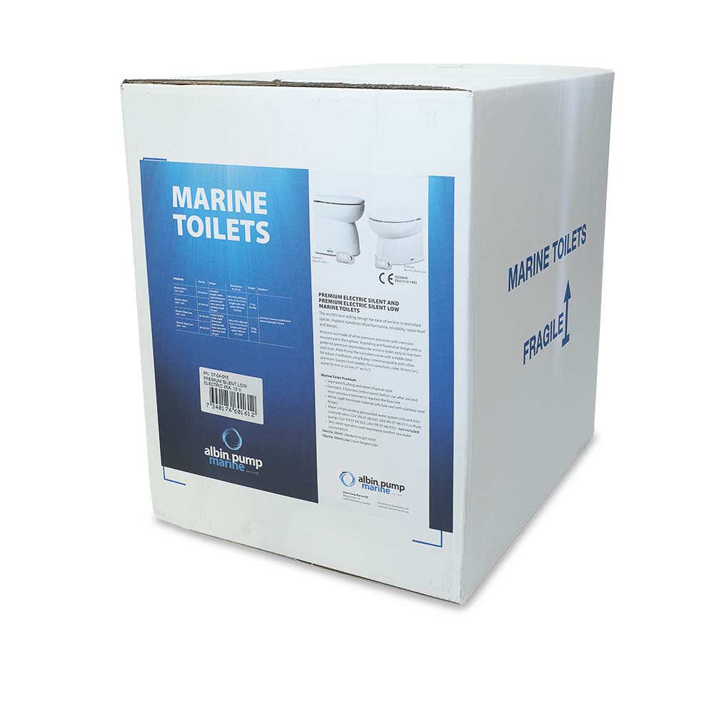 Marin Toalett Albin Group Marine Silent Premium Low 12V